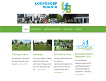 Tablet Screenshot of loopgroepbunnik.nl